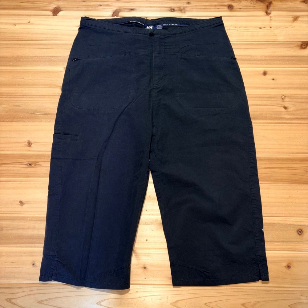 Helly Hansen Capri Womens XL Black Cargo Hiking High Rise Capri Pants